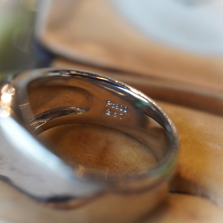 存在感あるトルマリンリング