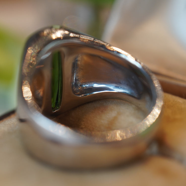 存在感あるトルマリンリング