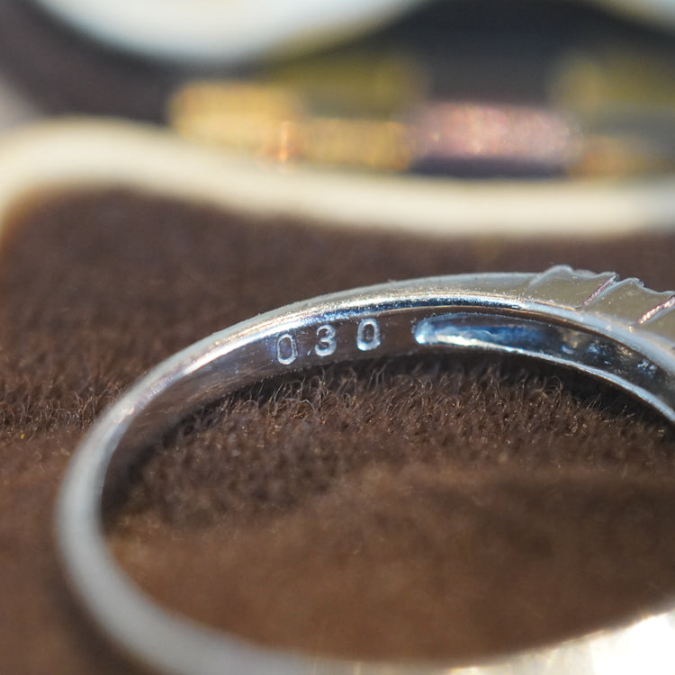 プラチナ ダイヤモンドリング