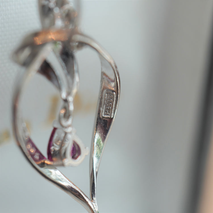 エレガントなルビー トップ