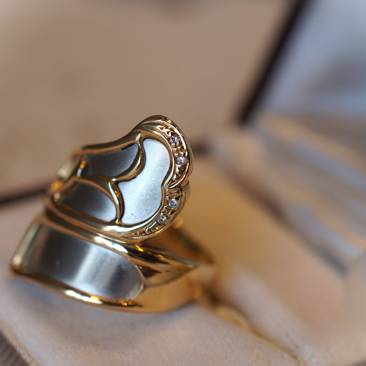 個性的な 幅広コンビリング