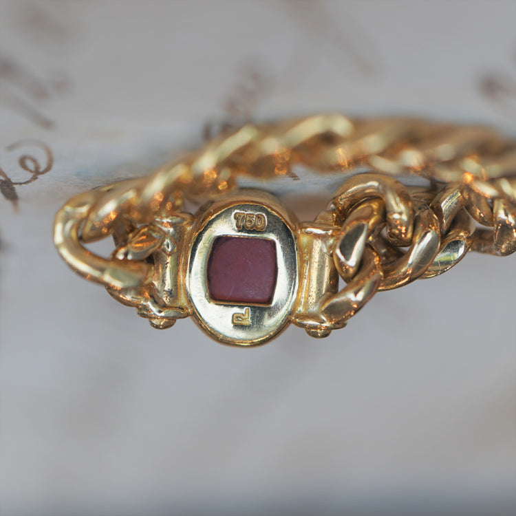 ルビー チェーンリング