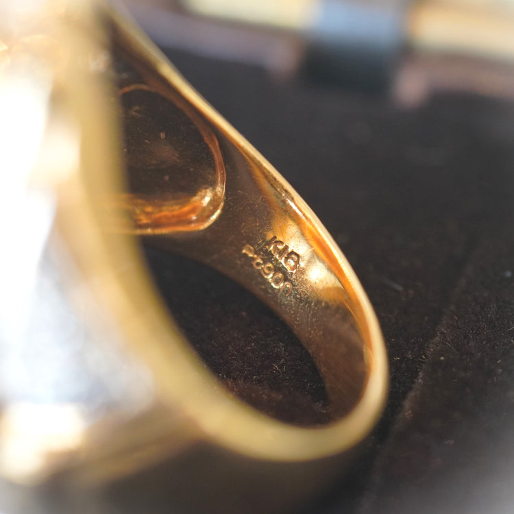 上品な カメオコンビリング