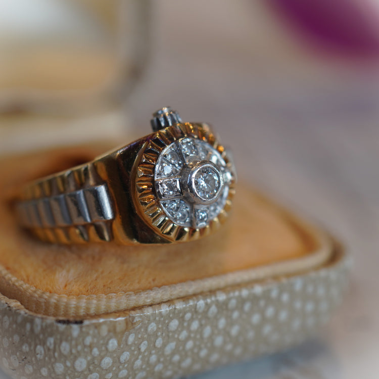 煌めくダイヤモンド ウォッチコンビリング