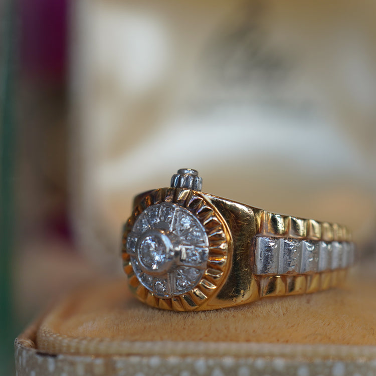 煌めくダイヤモンド ウォッチコンビリング