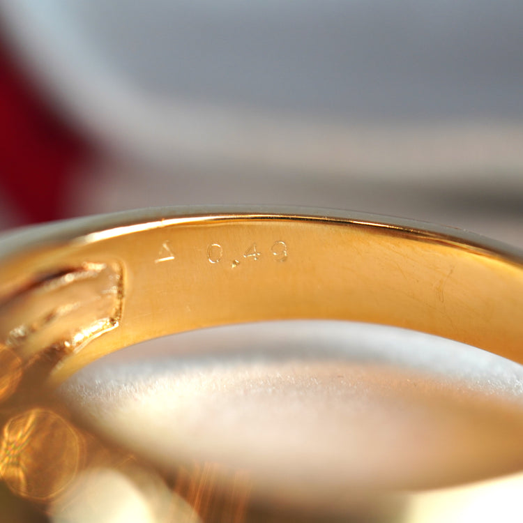 オリエンタルな ルビーデザインリング