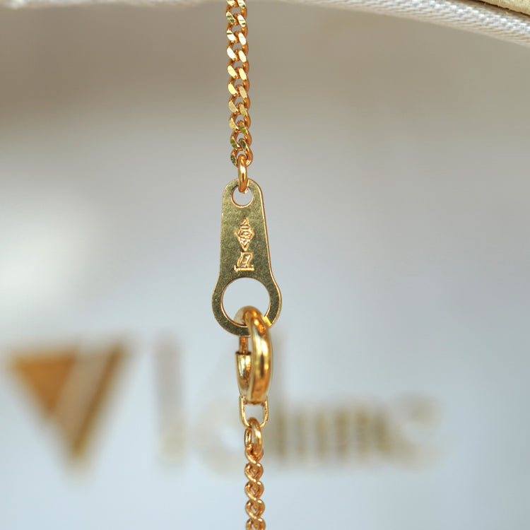 シンプルな喜平ネックレス