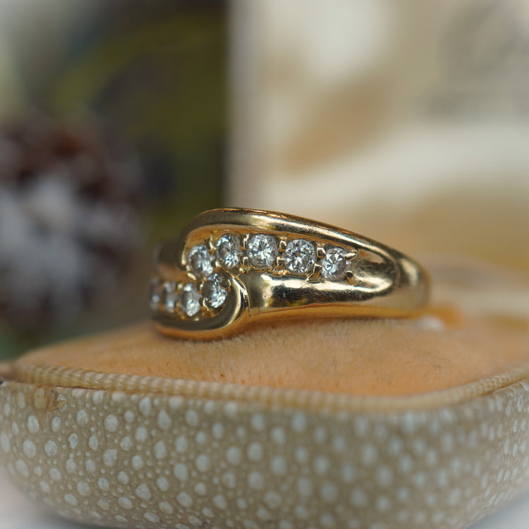 上品なダイヤモンドリング