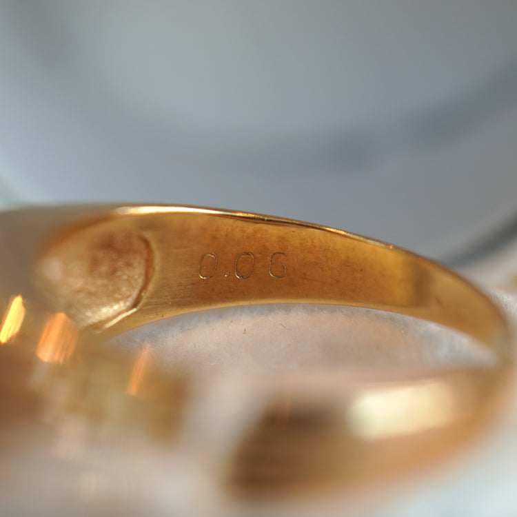 ダイヤモンドが美しい シンプルリング