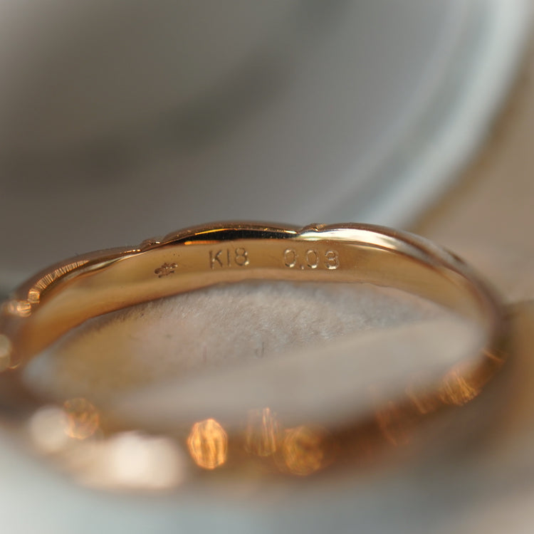 さりげなく美しいダイヤモンドリング(Y様お直し代込み)