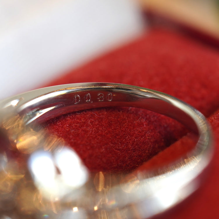 ゴージャスな輝き プラチナリング