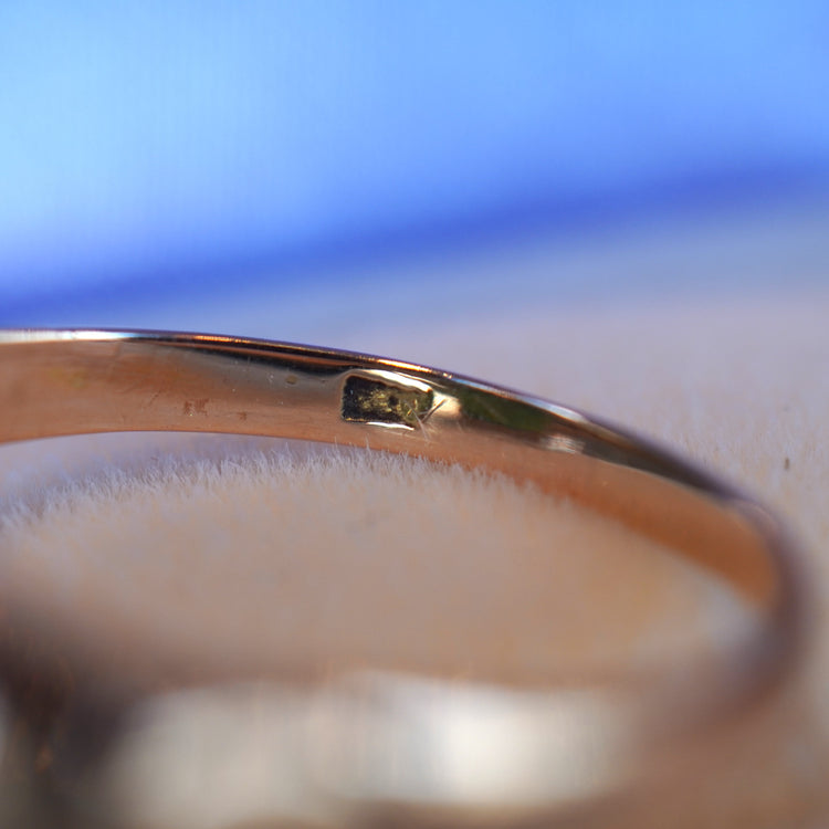 レトロな翡翠 デザインリング