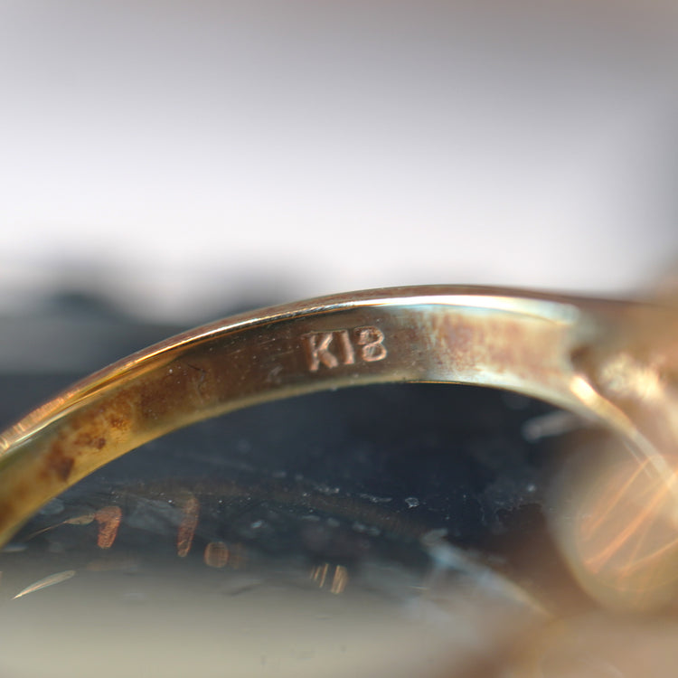 大粒 シトリンリング