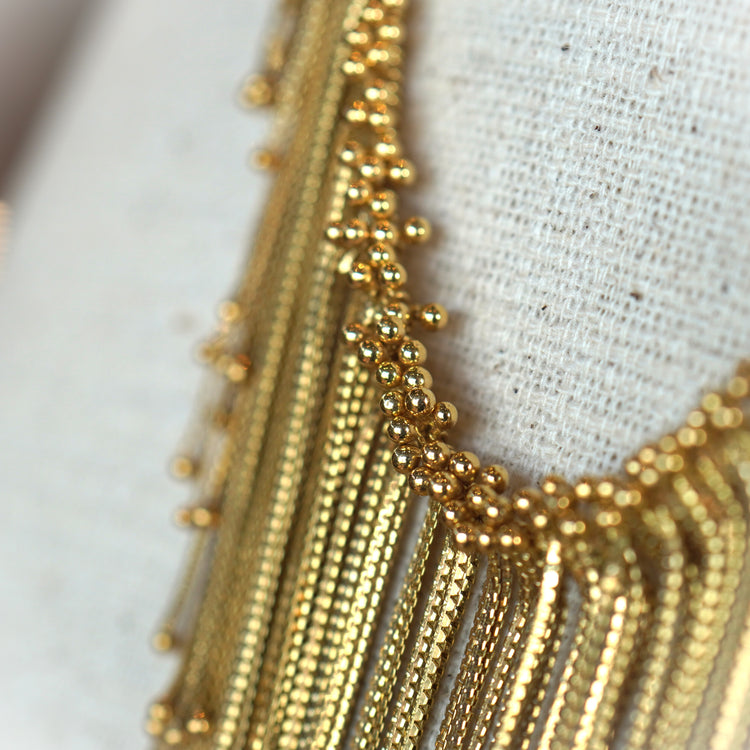 流れるラインが美しい ネックレス from ITALY