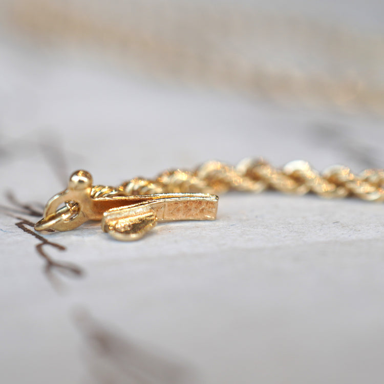 PAT PEND刻印 フレンチロープチェーン