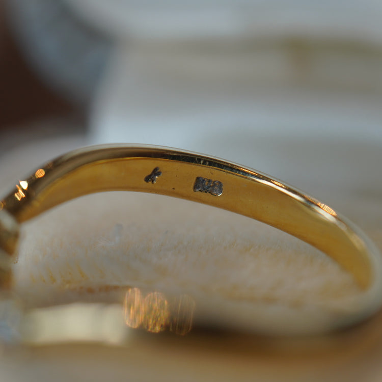 可愛らしい ダイヤモンドリング