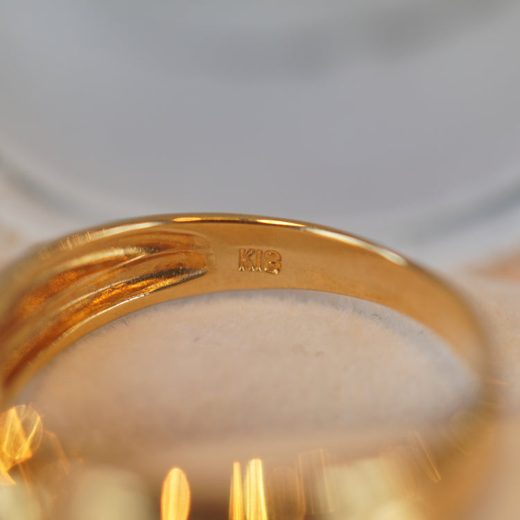 可愛らしい ムーンストーンリング