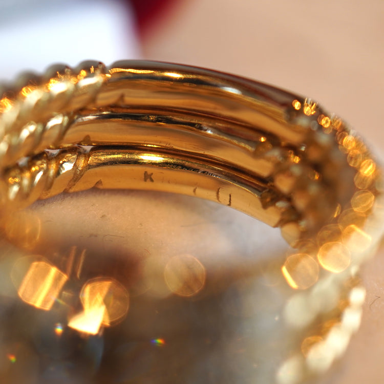 デコラクティブな リボンリング