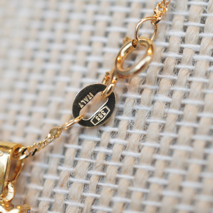 サファイアトップ ネックレス