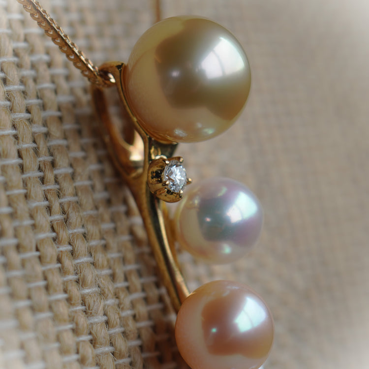TASAKI 上品なパールトップが揺れる ネックレス