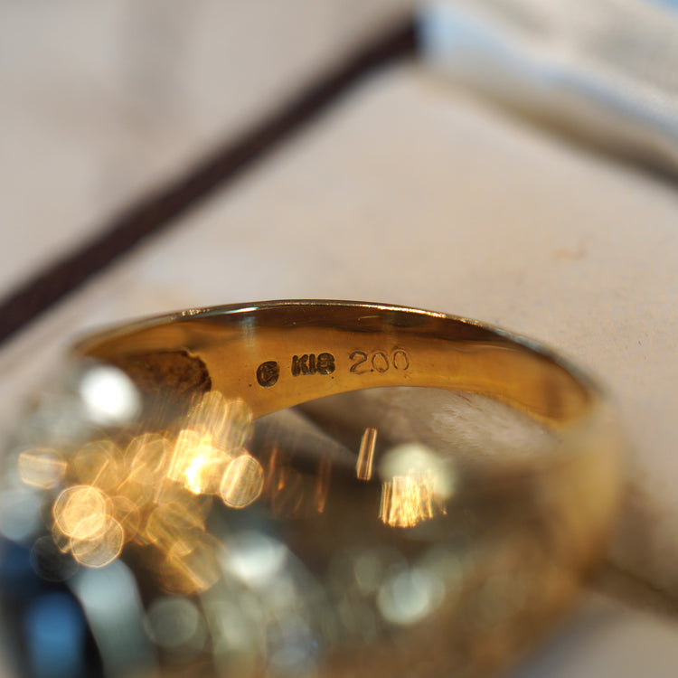 スタースモーキークォーツ カレッジリング