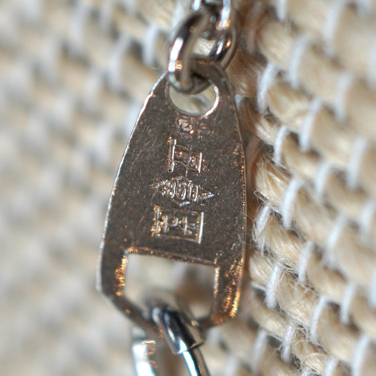 プラチナ ロングネックレス