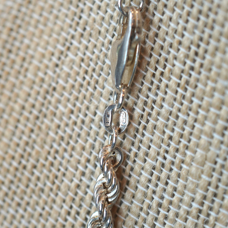 華やかなシルバーネックレス from ITALY