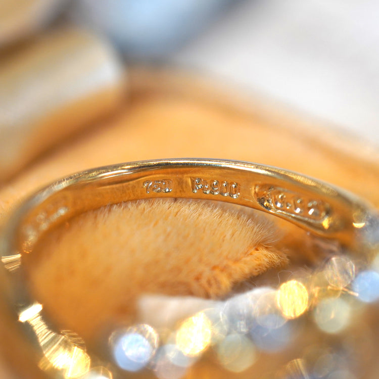 爽やかなラインデザイン リング