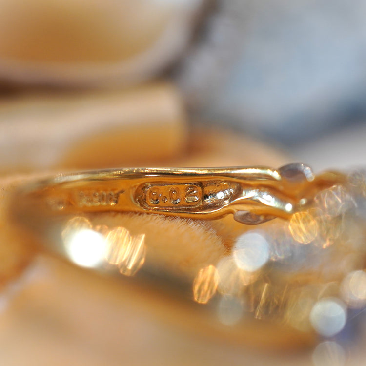 爽やかなラインデザイン リング