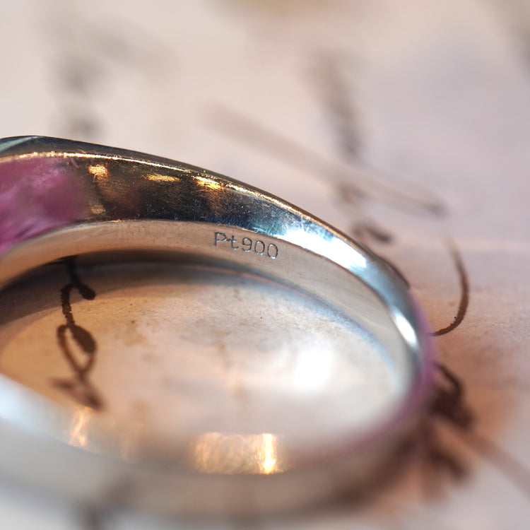 煌めく プラチナダイヤモンドリング