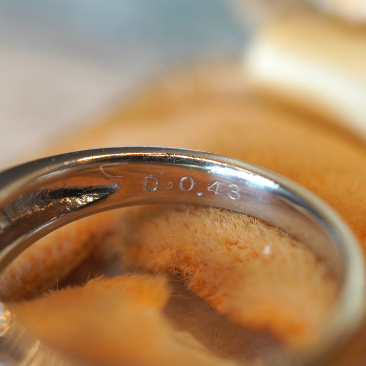 サファイア プラチナリング