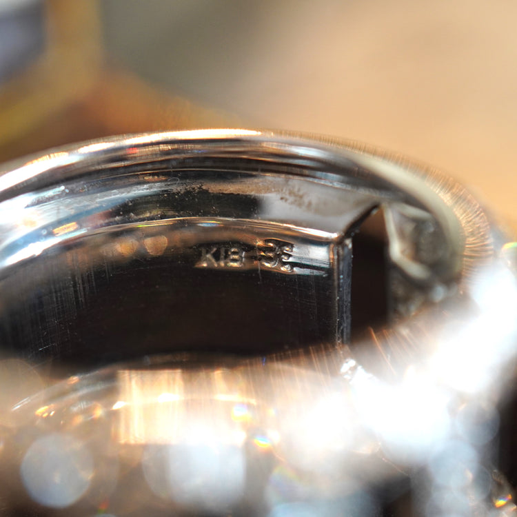 存在感のある ダイヤモンドデザインリング