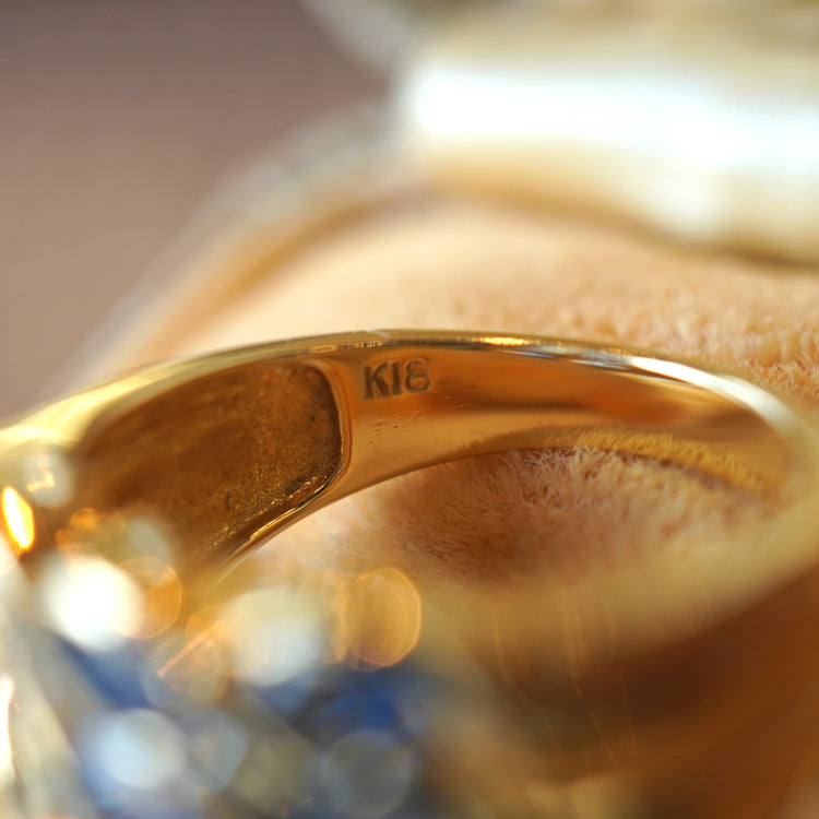 サファイア デザインリング