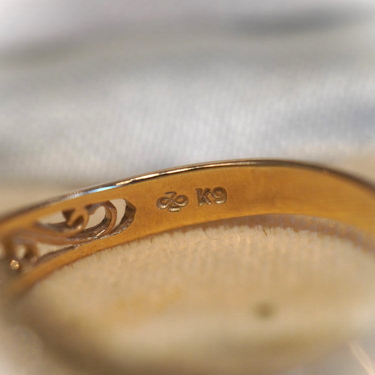 透かしデザインリング