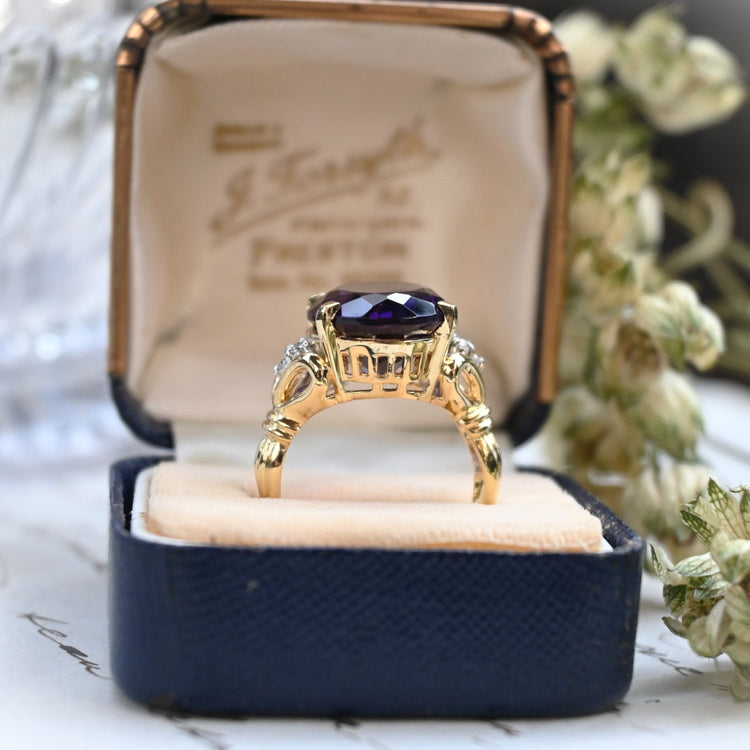 ゴージャスな アメジストリング