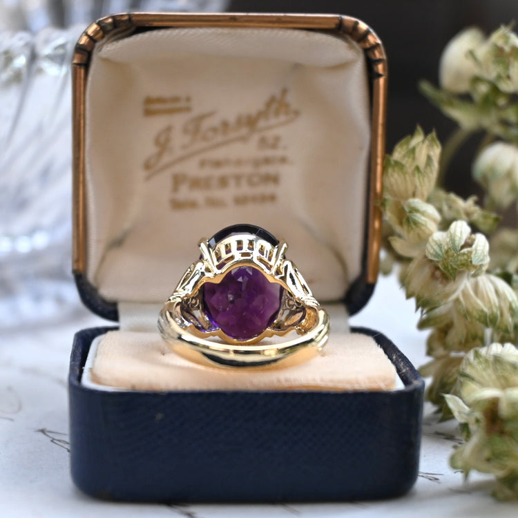 ゴージャスな アメジストリング