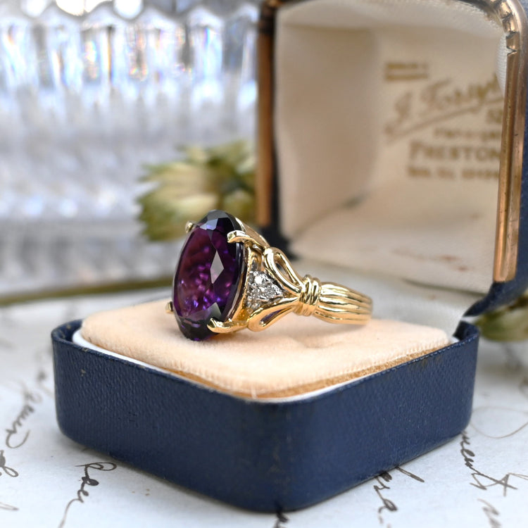 ゴージャスな アメジストリング