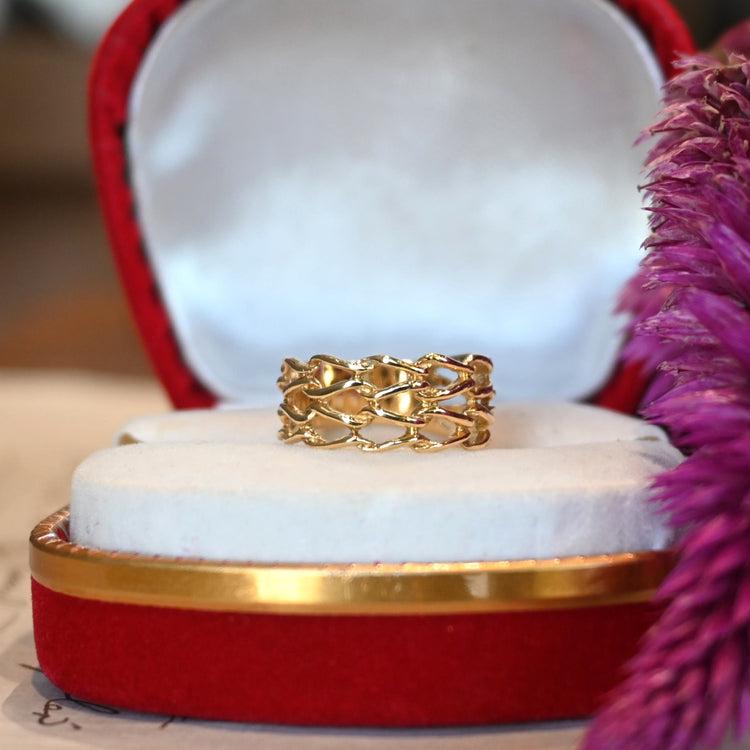 チェーンデザイン リング