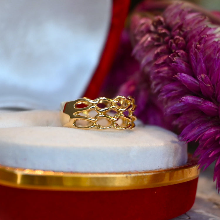 チェーンデザイン リング