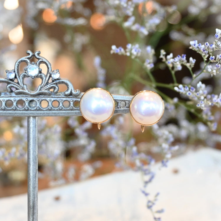 上品な マベパールイヤリング