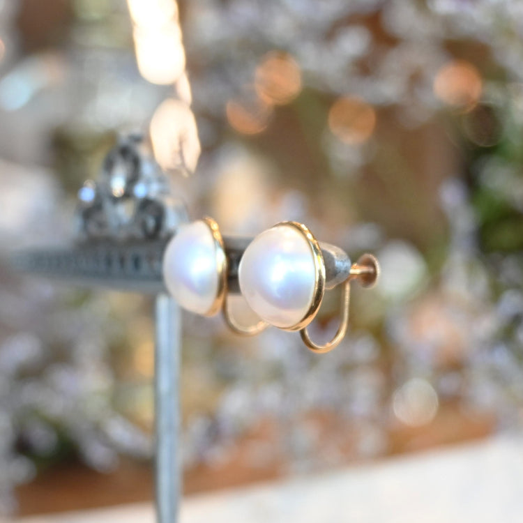 上品な マベパールイヤリング