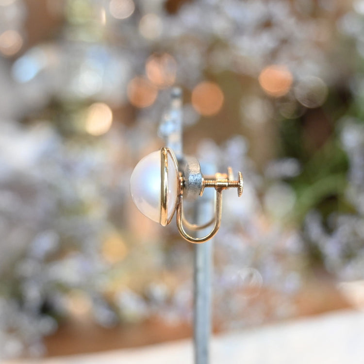 上品な マベパールイヤリング