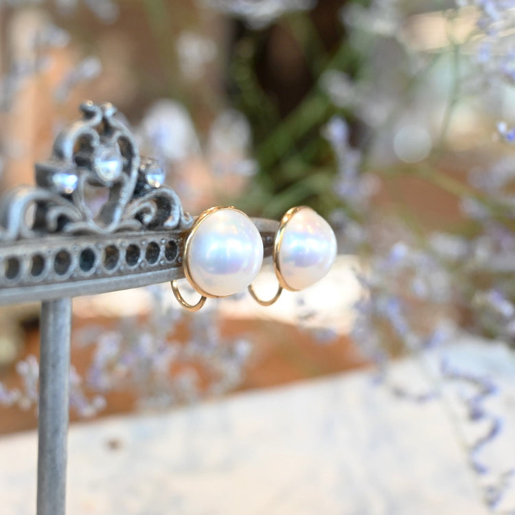 上品な マベパールイヤリング