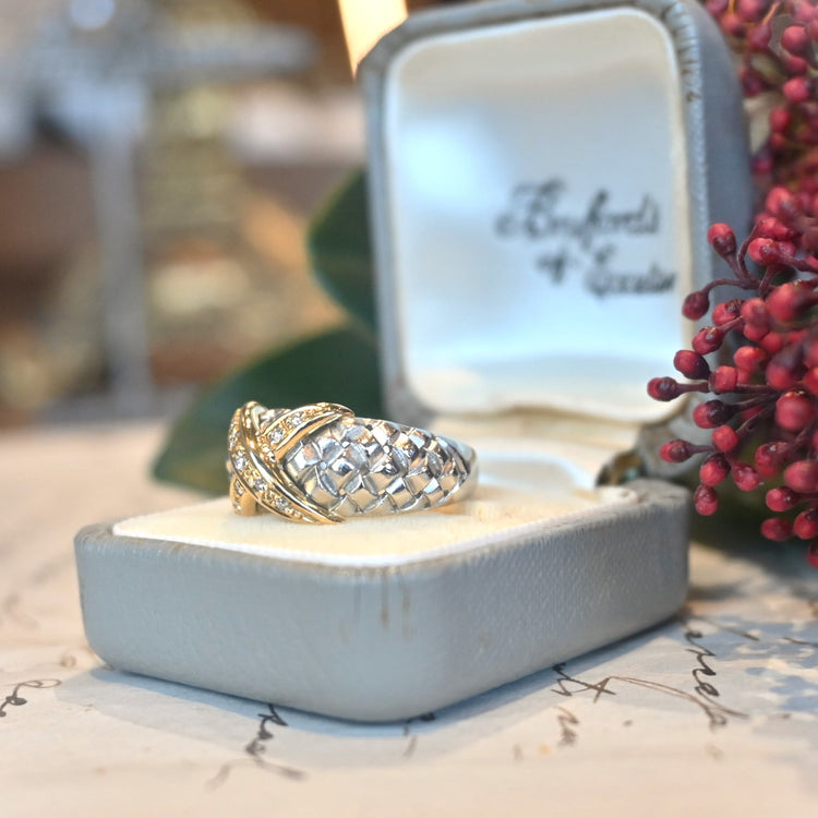 存在感のある ダイヤモンドコンビリング