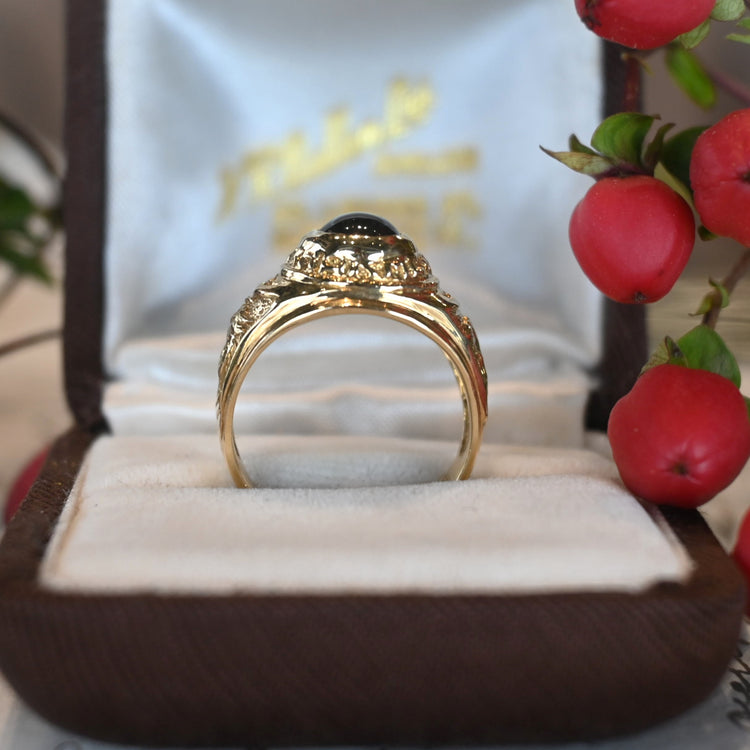 スタースモーキークォーツ カレッジリング