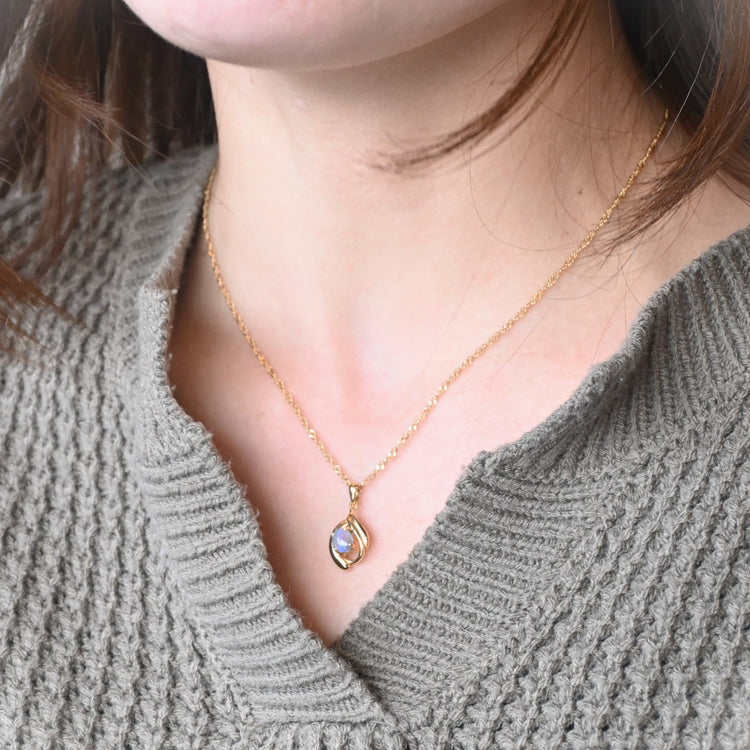 オパールトップ ネックレス