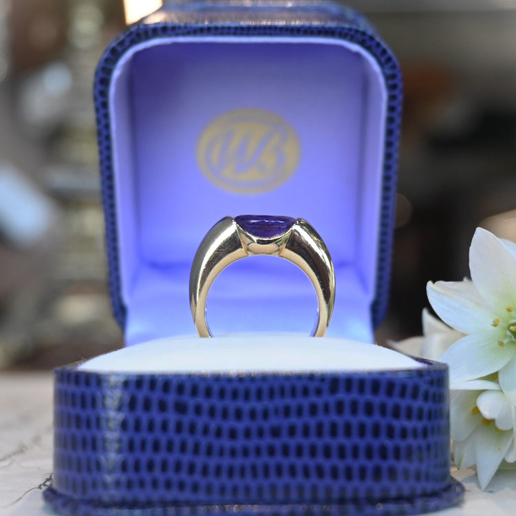 エレガントな アメジストリング