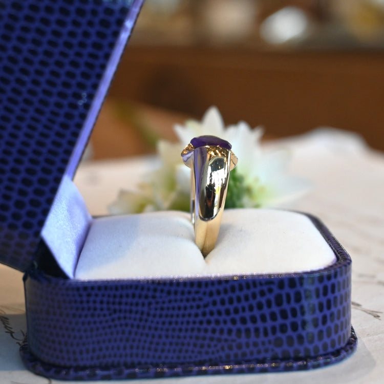 エレガントな アメジストリング