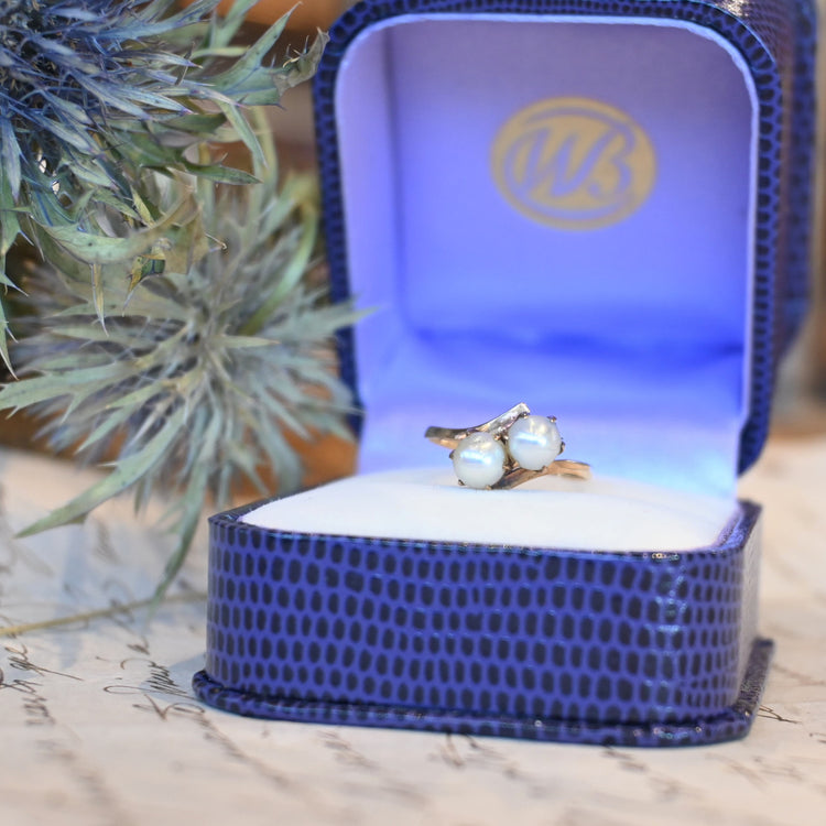 双子パールリング