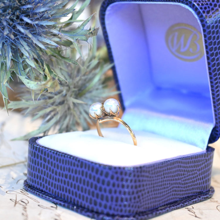 双子パールリング